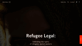 What Refugeelegal.org.au website looked like in 2018 (5 years ago)