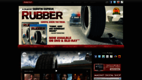 What Rubberthemovie.com website looked like in 2018 (5 years ago)