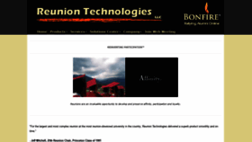 What Reuniontechnologies.com website looked like in 2018 (5 years ago)
