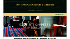 What Ronthompsoncarpets.co.uk website looked like in 2018 (5 years ago)