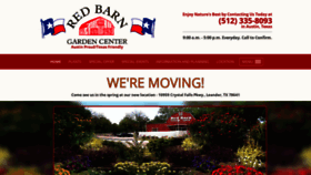 What Redbarngardencenter.net website looked like in 2018 (5 years ago)