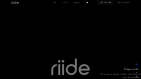 What Riide.co website looked like in 2018 (5 years ago)