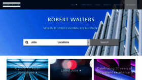 What Robertwalters.com.sg website looked like in 2018 (5 years ago)