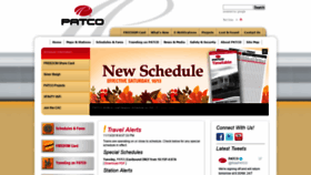 What Ridepatco.org website looked like in 2018 (7 years ago)