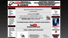 What Redonyaruhaz.hu website looked like in 2018 (5 years ago)