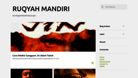 What Ruqyahmandiri.com website looked like in 2018 (5 years ago)