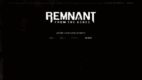 What Remnantgame.com website looked like in 2018 (5 years ago)