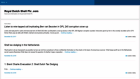 What Royaldutchshellplc.com website looked like in 2018 (6 years ago)