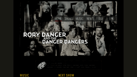 What Rorydanger.com website looked like in 2018 (5 years ago)