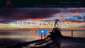 What Reefrentals.com website looked like in 2018 (5 years ago)