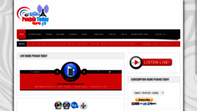 What Radiopunjabtoday.com website looked like in 2018 (5 years ago)