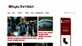 What Rugbyshirtwatch.com website looked like in 2018 (5 years ago)