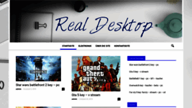 What Real-desktop.de website looked like in 2018 (5 years ago)