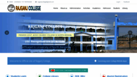 What Rajganjcollege.org.in website looked like in 2018 (5 years ago)