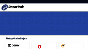 What Razortrak.com website looked like in 2018 (5 years ago)