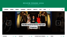 What Reviewdramaasia.com website looked like in 2018 (5 years ago)