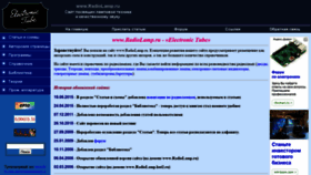 What Radiolamp.ru website looked like in 2018 (5 years ago)