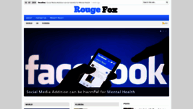 What Rougefox.com website looked like in 2018 (5 years ago)
