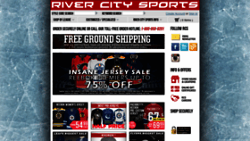 What Rivercitysports.com website looked like in 2018 (5 years ago)