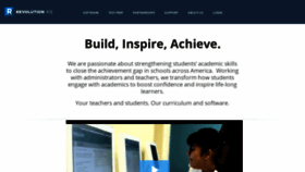 What Revolutionk12.com website looked like in 2018 (5 years ago)