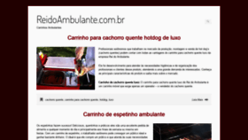 What Reidoambulante.com.br website looked like in 2018 (5 years ago)