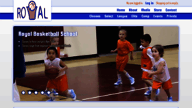 What Royalbasketballschool.com website looked like in 2018 (5 years ago)