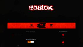 What Robuxz.com website looked like in 2018 (5 years ago)