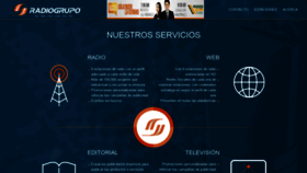 What Radiogrupo.com website looked like in 2018 (5 years ago)