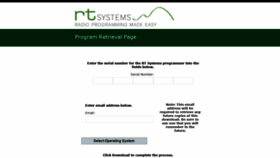 What Rtsystems.us website looked like in 2018 (5 years ago)