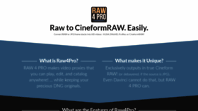What Raw4pro.com website looked like in 2018 (5 years ago)