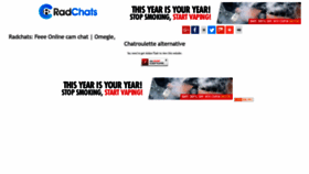 What Radchats.com website looked like in 2018 (5 years ago)