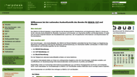 What Reach-clp-biozid-helpdesk.de website looked like in 2018 (5 years ago)