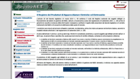 What Registroaee.it website looked like in 2018 (6 years ago)
