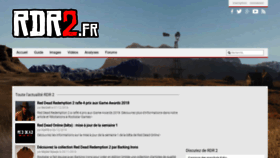 What Rdr2.fr website looked like in 2018 (5 years ago)