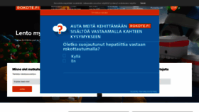 What Rokote.fi website looked like in 2018 (5 years ago)