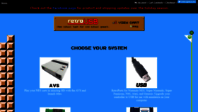 What Retrousb.com website looked like in 2018 (5 years ago)