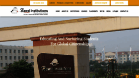 What Rawalinstitutions.com website looked like in 2018 (5 years ago)