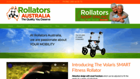 What Rollators.com.au website looked like in 2018 (5 years ago)