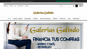 What Relojeriajoyeriagalindo.com website looked like in 2018 (5 years ago)