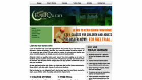 What Readquran.com website looked like in 2018 (5 years ago)