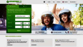 What Rentalmotorbike.com website looked like in 2018 (5 years ago)