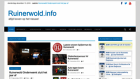 What Ruinerwold.info website looked like in 2018 (5 years ago)