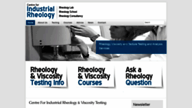 What Rheologyschool.com website looked like in 2018 (5 years ago)