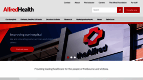 What Redcap.alfredhealth.org.au website looked like in 2018 (5 years ago)