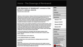 What Rembrandtcatalogue.net website looked like in 2018 (5 years ago)