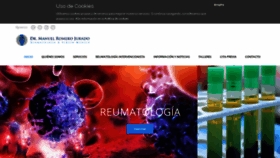 What Reumatologomanuelromero.com website looked like in 2018 (5 years ago)