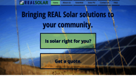What Real-solar.com website looked like in 2018 (5 years ago)