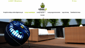 What Robale.pl website looked like in 2018 (5 years ago)
