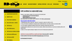 What Rd-shop.cz website looked like in 2018 (5 years ago)
