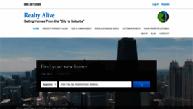 What Realtyalive.com website looked like in 2018 (5 years ago)